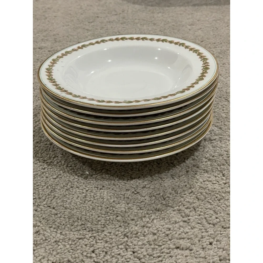 Vintage  Syracuse China Eight Salad/Pasta Bowls